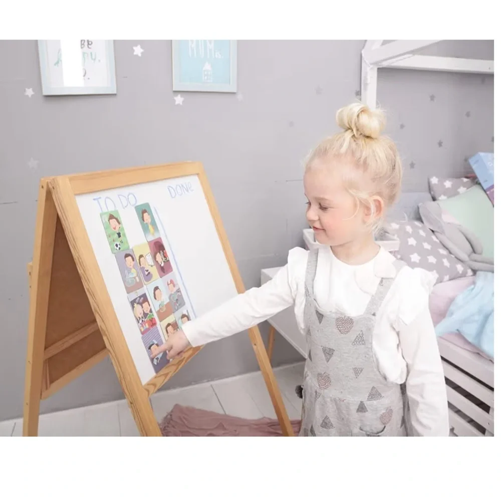 ••NEW OKID Magnetic Picture Cards Kids Visual Schedule Daily Routines Girls